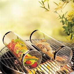 Lot de 2 paniers de cuisson barbecue