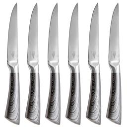 Lot de 6 couteaux à steak design Pradel France ®